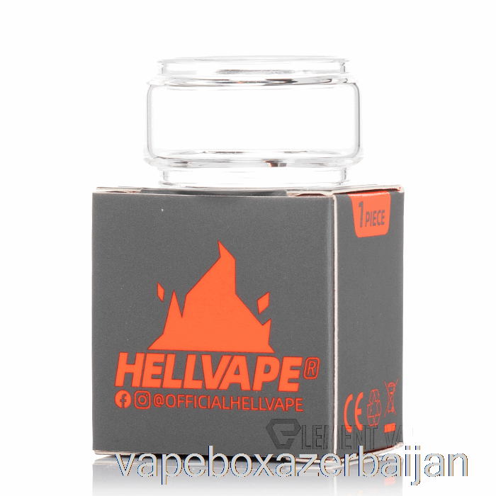 E-Juice Vape Hellvape TLC Replacement Glass Tube 5mL PCTG Tube